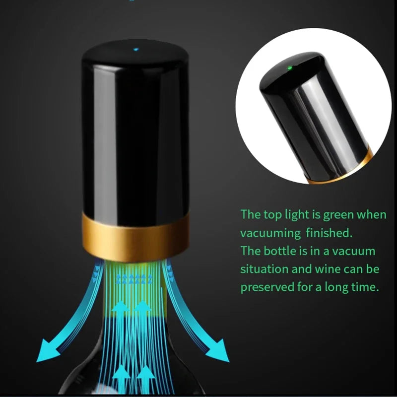 Electric Vacuum Wine Bottle Stopper